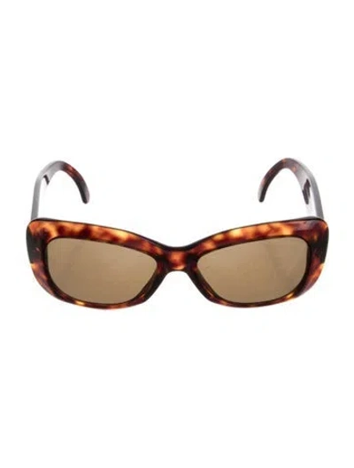 Pre-owned Cutler And Gross Wayfarer Tinted Sunglasses In Brown