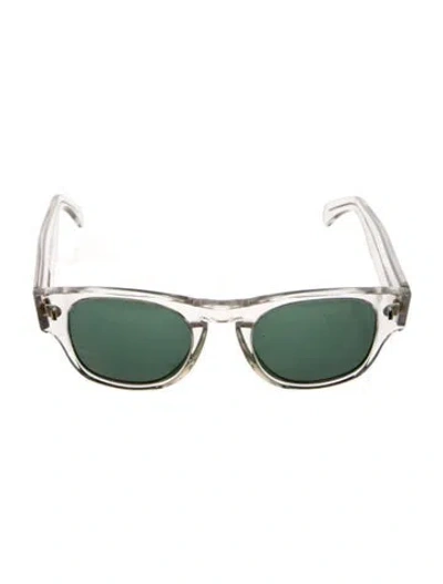 Pre-owned Cutler And Gross Wayfarer Tinted Sunglasses In Transparent