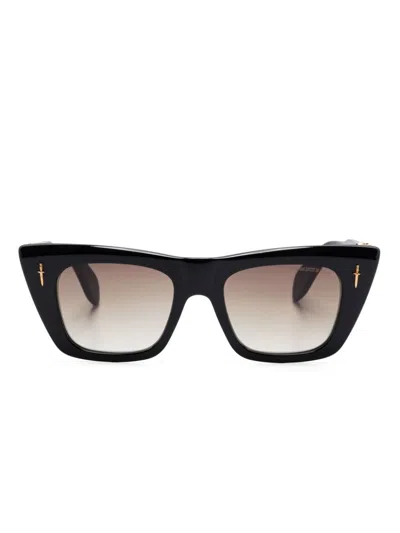 Cutler And Gross X The Great Frog Love And Death Sunglasses In Black