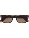 Cutler And Gross X The Great Frog Tortoiseshell-effect Sunglasses In Brown