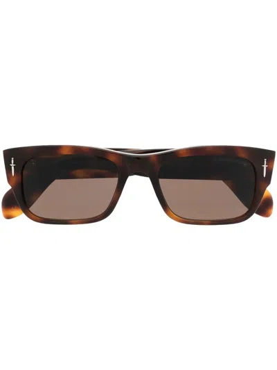 Cutler And Gross X The Great Frog Tortoiseshell-effect Sunglasses In Brown
