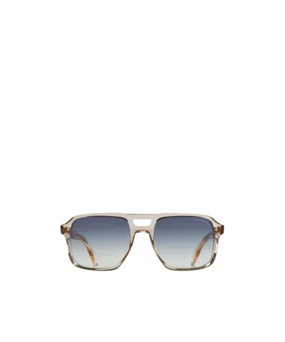 Cutler  Gross 1394 Aviator Sunglasses In Gray