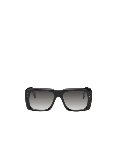 Cutler  Gross 1418 Rectangular Sunglasses In Black