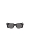 Cutler  Gross 9495 Rectangular Sunglasses In Black