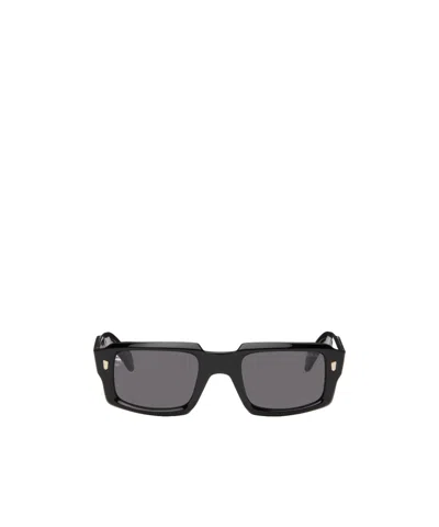 Cutler  Gross 9495 Rectangular Sunglasses In Black