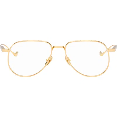 Cutler  Gross Cutler And Gross Gold Pembroke 1429 Aviator Glasses