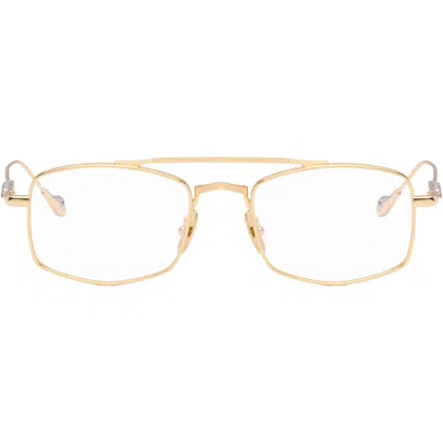Cutler  Gross Cutler And Gross Gold The Great Frog Co-branded Bowie Rectangle Glasses