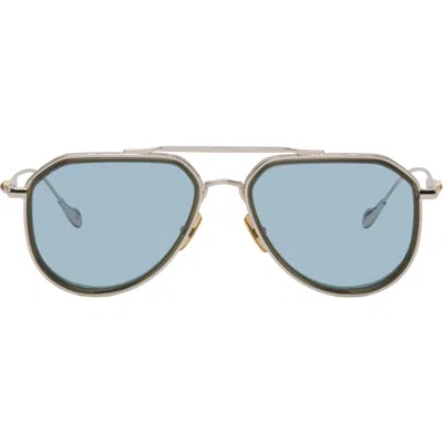 Cutler  Gross Cutler And Gross Silver The Great Frog Co-branded Triumph Pilot Sunglasses