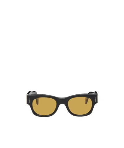Cutler  Gross Cutler And Gross X The Great Frog Halen Square Sunglasses In Gold