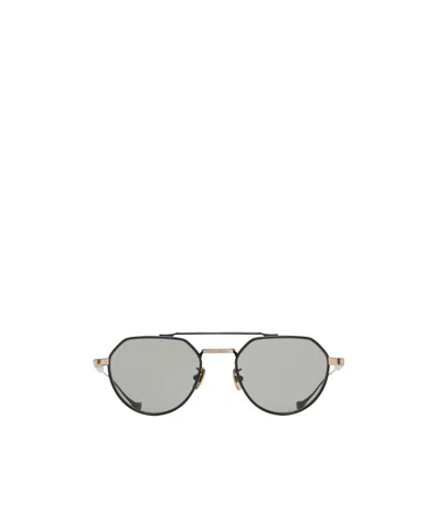 Cutler  Gross Draycott 1426 Round Sunglasses In Black