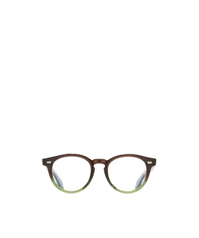 Cutler  Gross Round Flat Mirror In Brown