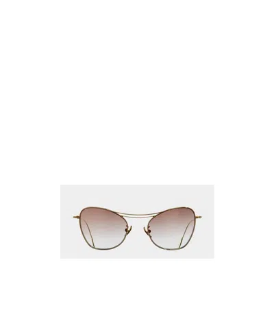 Cutler  Gross Teardrop Aviator Sunglasses In White
