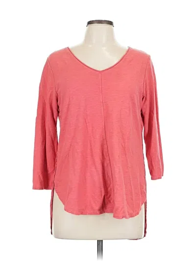 Pre-owned Cut.loose 3/4 Sleeve T-shirt In Red