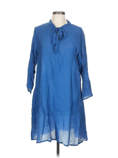 Pre-owned Cut.loose Casual Dress In Blue