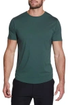 Cuts Trim Fit Crewneck Cotton Blend T-shirt In Bonsai