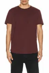 Cuts Forever Short Sleeve Tee In Deep Cranberry In Burgundy