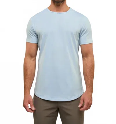 Cuts Ao Curve-hem Tee In Oxford Blue