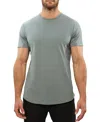 Cuts Ao Curve-hem Tee In Light Green
