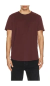 Cuts Forever Short Sleeve Tee In Deep Cranberry In Brown
