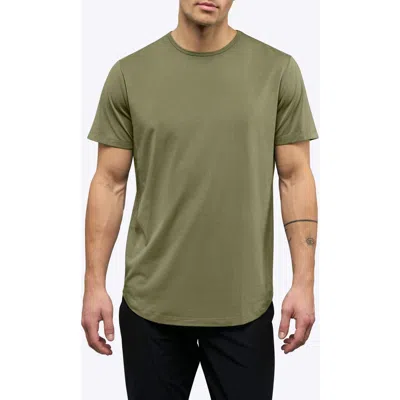 Cuts Ao Elongated Tee In Green