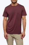 Cuts Forever Short Sleeve Tee In Deep Cranberry In Burgundy