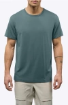 Cuts Ao Split Hem T-shirt In Green