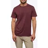 Cuts Forever Short Sleeve Tee In Deep Cranberry In Purple