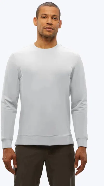Cuts Ao Long Sleeve Curve Hem Tee In Ice In Blue
