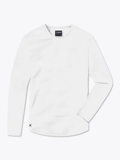 Cuts Ao Long Sleeve Curve Tee In White