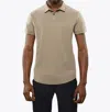 CUTS AO POLO SHIRT IN STONE