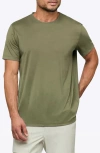 Cuts Ao Split Hem T-shirt In Green