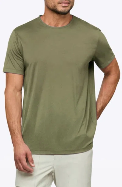 Cuts Ao Split Hem T-shirt In Green