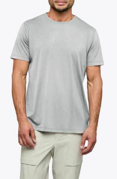 Cuts Ao Split Hem T-shirt In Blue