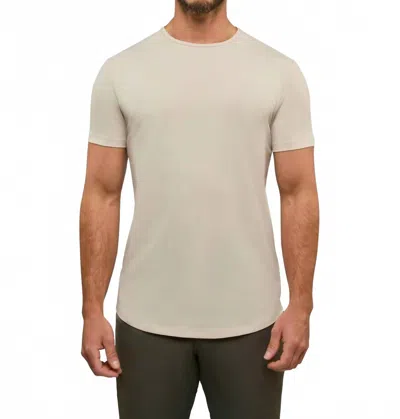 Cuts Curve-hem Tee In Clay In Neutral