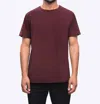 Cuts Forever Short Sleeve Tee In Deep Cranberry In Brown