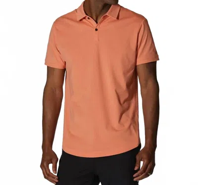 Cuts Golf Polo Shirt In Orange