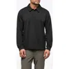 Cuts Hyperloop Long Sleeve Polo In Black