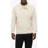 Cuts Hyperloop Long Sleeve Polo In White