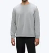 Cuts Hyperloop Pullover Split Hem Sweatshirt In Blue
