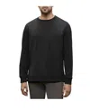 Cuts Hyperloop Pullover Split Hem Sweatshirt In Black