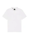 Cuts Interlock Polo In White