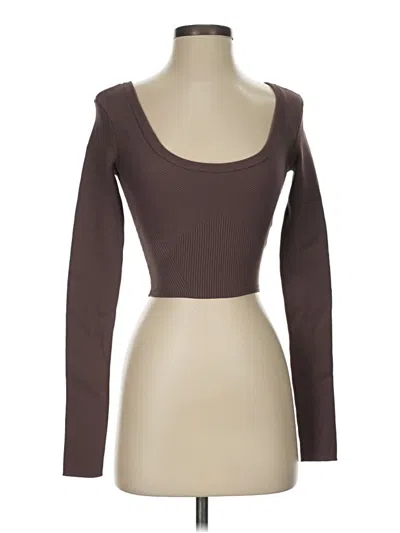 Pre-owned Cuts Long Sleeve T-shirt In Brown
