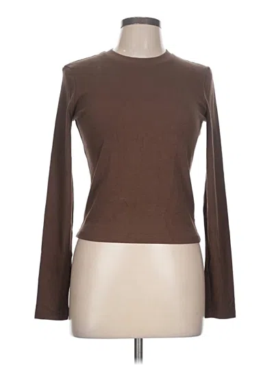 Pre-owned Cuts Long Sleeve T-shirt In Brown