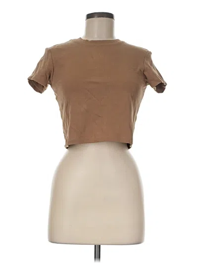 Pre-owned Cuts Short Sleeve T-shirt In Brown