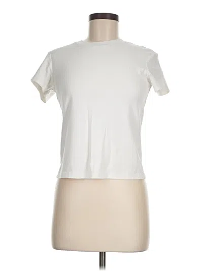 Pre-owned Cuts Short Sleeve T-shirt In White