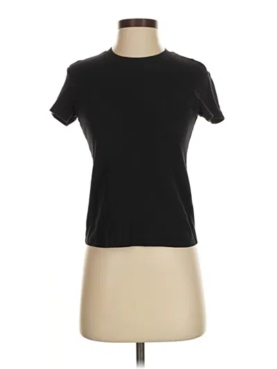 Pre-owned Cuts Short Sleeve Turtleneck In Black