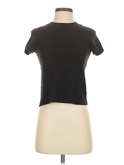 Pre-owned Cuts Short Sleeve Turtleneck In Black