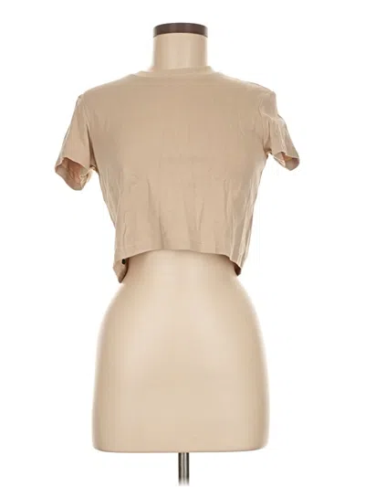 Pre-owned Cuts Short Sleeve Turtleneck In Brown