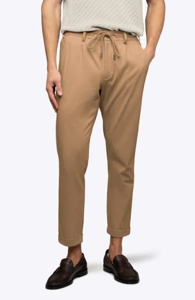 Cuts Soho Crop Drawstring Pants In Brown