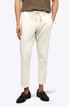 Cuts Soho Crop Drawstring Pants In Brown